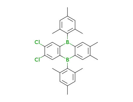 C<sub>32</sub>H<sub>32</sub>B<sub>2</sub>Cl<sub>2</sub>