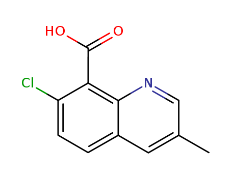 8-Quinolinecarboxylicacid, 7-chloro-3-methyl-