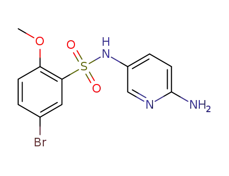 5-bromo-2-methoxy-N-(6-aminopyridin-3-yl)benzenesulfonamide