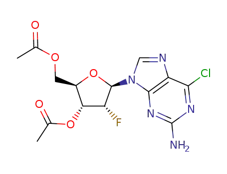 2’-deoxy-2’-fluoro-6-chloroguanosine-3’,5’-O-diacetate
