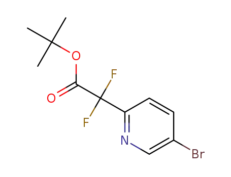 tert-butyl-2-(5-bromopyridin-2-yl)-2,2-difluoroacetate