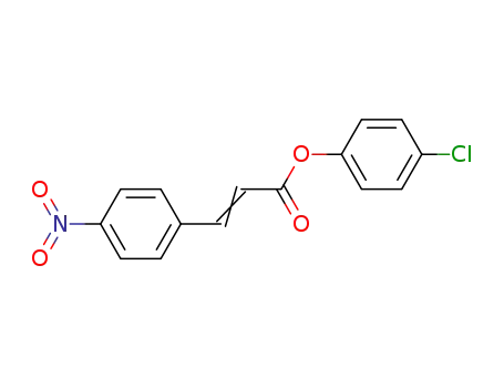 4-chlorophenyl 3-{4-nitrophenyl}acrylate