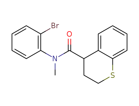 N-(2-bromophenyl)-N-methylthiochroman-4-carboxamide