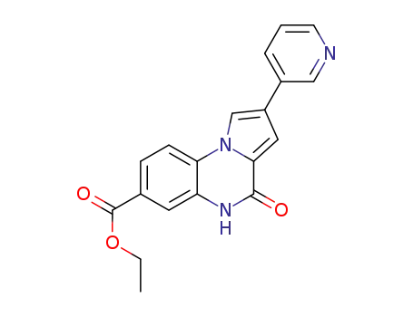 ethyl 4-oxo-2-(3-pyridyl)-5H-pyrrolo[1,2-a]quinoxaline-7-carboxylate