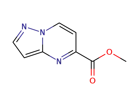 Molecular Structure of 1453176-67-4 (Methyl pyrazolo[1,5-a]pyriMidine-5-carboxylate)