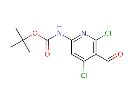 tert-butyl (4,6-dichloro-5-formylpyridin-2-yl)carbamate
