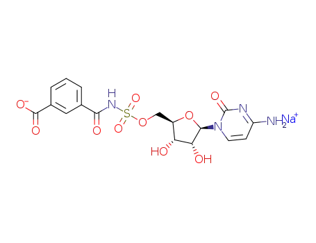 5'-O-[N-(3-carboxylatobenzoyl)sulfamoyl]cytidine sodium salt