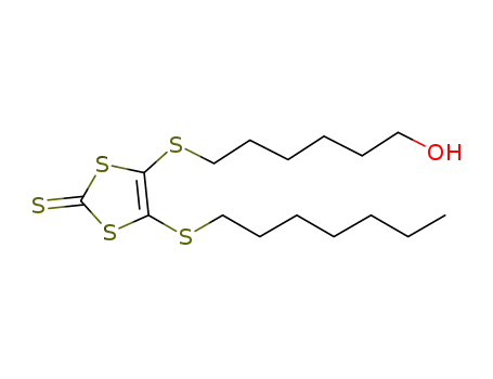 4-(1-ol-hexylthio)-5-heptylthio-1, 3-dithiole-2-thione