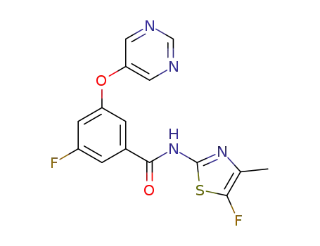 C<sub>15</sub>H<sub>10</sub>F<sub>2</sub>N<sub>4</sub>O<sub>2</sub>S