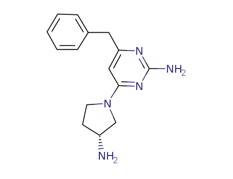 4-((R)-3-aminopyrrolidin-1-yl)-6-benzylpyrimidin-2-ylamine