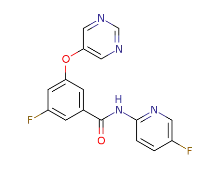 C<sub>16</sub>H<sub>10</sub>F<sub>2</sub>N<sub>4</sub>O<sub>2</sub>