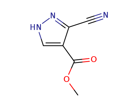 1H-Pyrazole-4-carboxylicacid,3-cyano-,methylester(9CI)