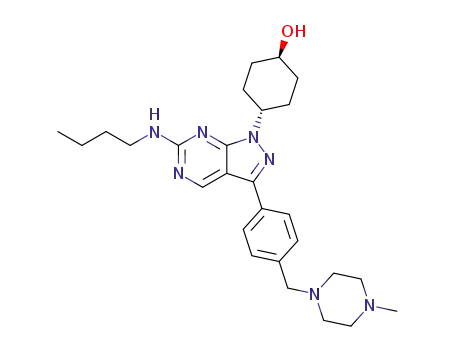 trans-4-(6-(butylamino)-3-(4-((4-methylpiperazin-1-yl)methyl)phenyl)-1H-pyrazolo[3,4-d]pyrimidin-1-yl)cyclohexanol