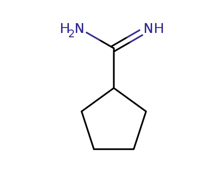 Molecular Structure of 81303-69-7 (Cyclopentanecarboximidamide)