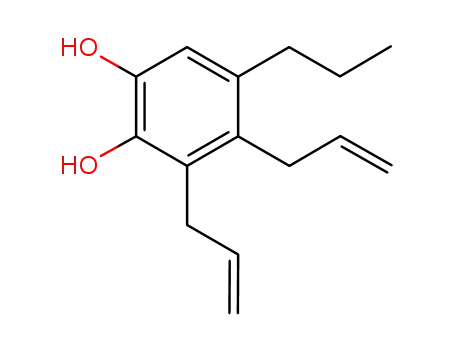 3,4-diallyl-5-propylbenzene-1,2-diol