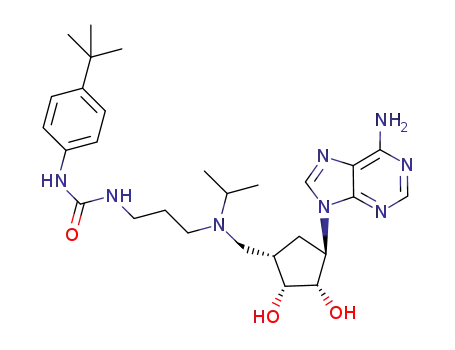 C<sub>28</sub>H<sub>42</sub>N<sub>8</sub>O<sub>3</sub>