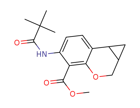 methyl 5-(2,2-dimethylpropionylamino)-1,1a,2,7b-tetrahydrocyclopropa[c]chromene-4-carboxylate