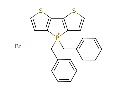 P,P-dibenzyldithieno[3,2-b:2',3'-d]phospholium bromide