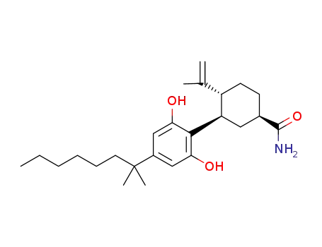 (1R,3R,4R)-3-[4-(1',1'-dimethylheptyl)-2,6-dihydroxyphenyl]-4-isopropenyl-1-carboxamidocyclohexane
