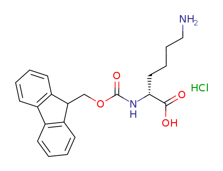 (R)-2-((((9H-Fluoren-9-yl)methoxy)carbonyl)amino)-6-aminohexanoic acid hydrochloride