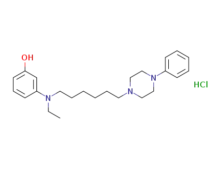 3-{ethyl[6-(4-phenylpiperazin-1-yl)hexyl]amino}phenol hydrochloride
