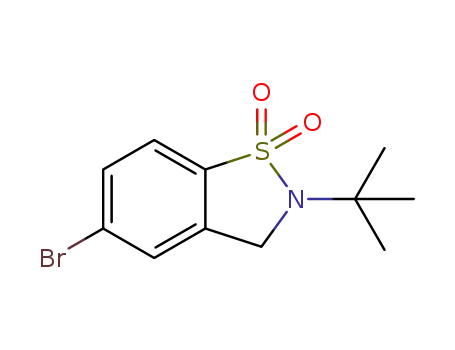 5-bromo-2-(tert-butyl)-2,3-dihydrobenzo[d]isothiazole 1,1-dioxide
