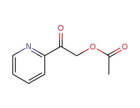 Molecular Structure of 103441-80-1 (2-oxo-2-(pyridin-2-yl)ethyl acetate)