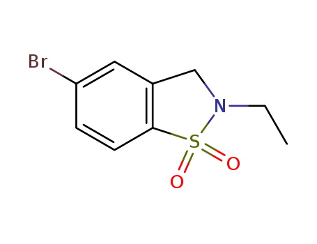 5-bromo-2-ethyl-2,3-dihydro-benzo[d]isothiazole 1,1-dioxide