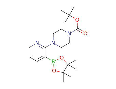 tert-Butyl 4-(3-(4,4,5,5-tetramethyl-1,3,2-dioxaborolan-2-yl)pyridin-2-yl)piperazine-1-carboxylate