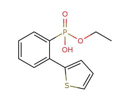 2-(thiophene-2-yl)phenylphosphonic acid monoethyl ester