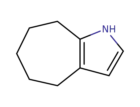 Molecular Structure of 13618-92-3 (Cyclohepta[b]pyrrole, 1,4,5,6,7,8-hexahydro-)