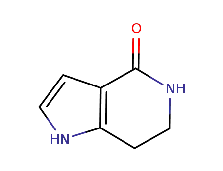 Molecular Structure of 736990-65-1 (4H-Pyrrolo[3,2-c]pyridin-4-one,1,5,6,7-tetrahydro-(9CI))
