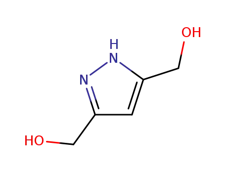 Molecular Structure of 142179-08-6 (1H-Pyrazole-3,5-dimethanol(9CI))