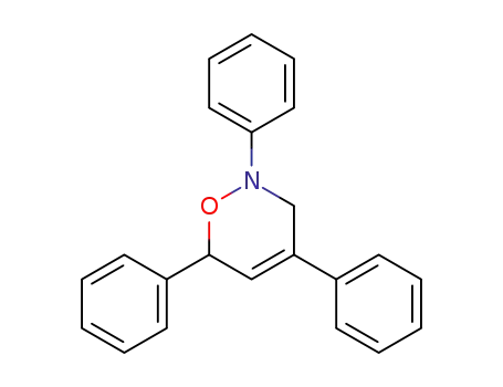 Molecular Structure of 1607822-36-5 (2,4,6-triphenyl-3,6-dihydro-2H-1,2-oxazine)