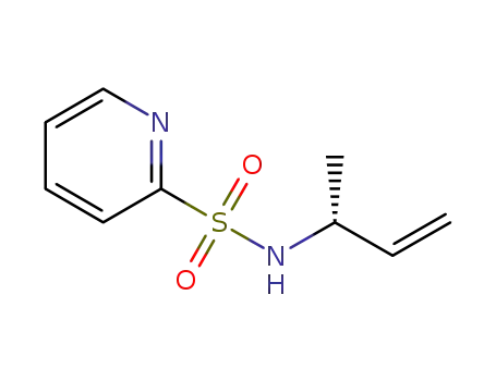 Molecular Structure of 861848-44-4 (N-[(1R)-1-methyl-2-propen-1-yl]-2-pyridinesulfonamide)