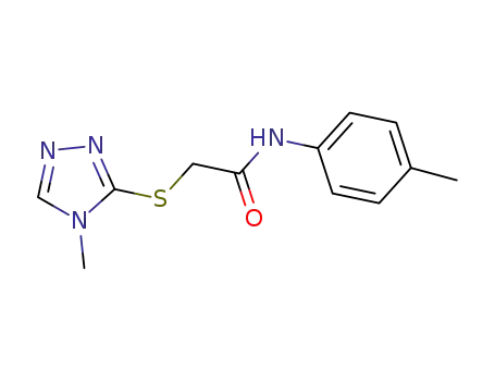 N-(4-METHYLPHENYL)-2-[(4-METHYL-4H-1,2,4-TRIAZOL-3-YL)SULFANYL]ACETAMIDE