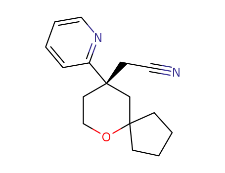 2-(9-(pyridin-2-yl)-6-oxaspiro[4.5]decan-9-yl)acetonitrile