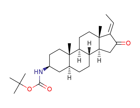 (17E)-3β-(tert-butoxycarbonylamino)pregn-17(20)-en-16-one