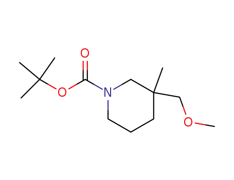 tert-butyl 3-(methoxymethyl)-3-methylpiperidine-1-carboxylate