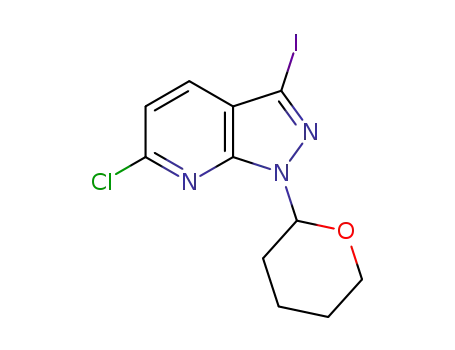 6-chloro-3-iodo-1-(tetrahydro-2H-pyran-2-yl)-1H-pyrazolo[3,4-b]pyridine