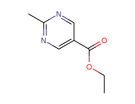 Molecular Structure of 2134-38-5 (ethyl2-methylpyrimidine-5-carboxylate)