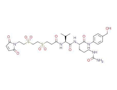 C<sub>29</sub>H<sub>42</sub>N<sub>6</sub>O<sub>11</sub>S<sub>2</sub>