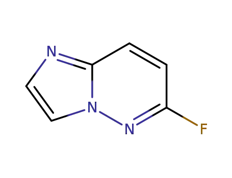 Molecular Structure of 113501-27-2 (6-FLUORO-IMIDAZO[1,2-B]PYRIDAZINE)