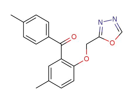 2-[2(4-methylbenzoyl)-4-methylphenoxy]methyl-1,3,4-oxadiazole