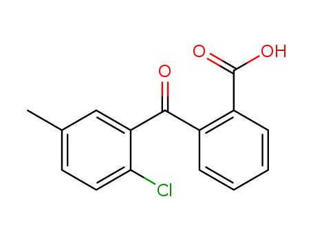 Molecular Structure of 71550-20-4 (2-(2-Chloro-5-methylbenzoyl)benzoic acid)