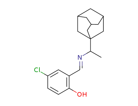 2-((1-(1-adamantan-1-yl)ethyl)iminomethyl)-4-chlorophenol
