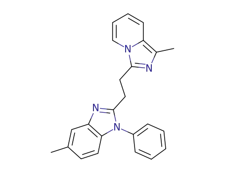 5-methyl-2-[2-(1-methylimidazo[1,5-a]pyridin-3-yl)ethyl]-1-phenyl-1H-benzimidazole