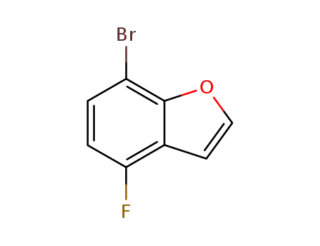 Molecular Structure of 253429-31-1 (4-Fluoro-7-bromobenzofuran)