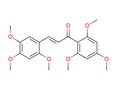 Molecular Structure of 73694-37-8 ((2E)-1-(2,4,6-trimethoxyphenyl)-3-(2,4,5-trimethoxyphenyl)-2-propen-1-one)