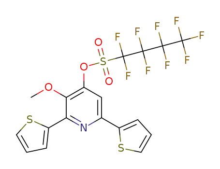 3-methoxy-2,6-di(2-thienyl)pyrid-4-yl nonaflate